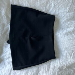 Zara Black Bike Shorts Minimalist Design